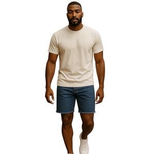 One Teaspoon Raw Indigo Mr Skinny Jean Shorts Mens size 32 NWT
